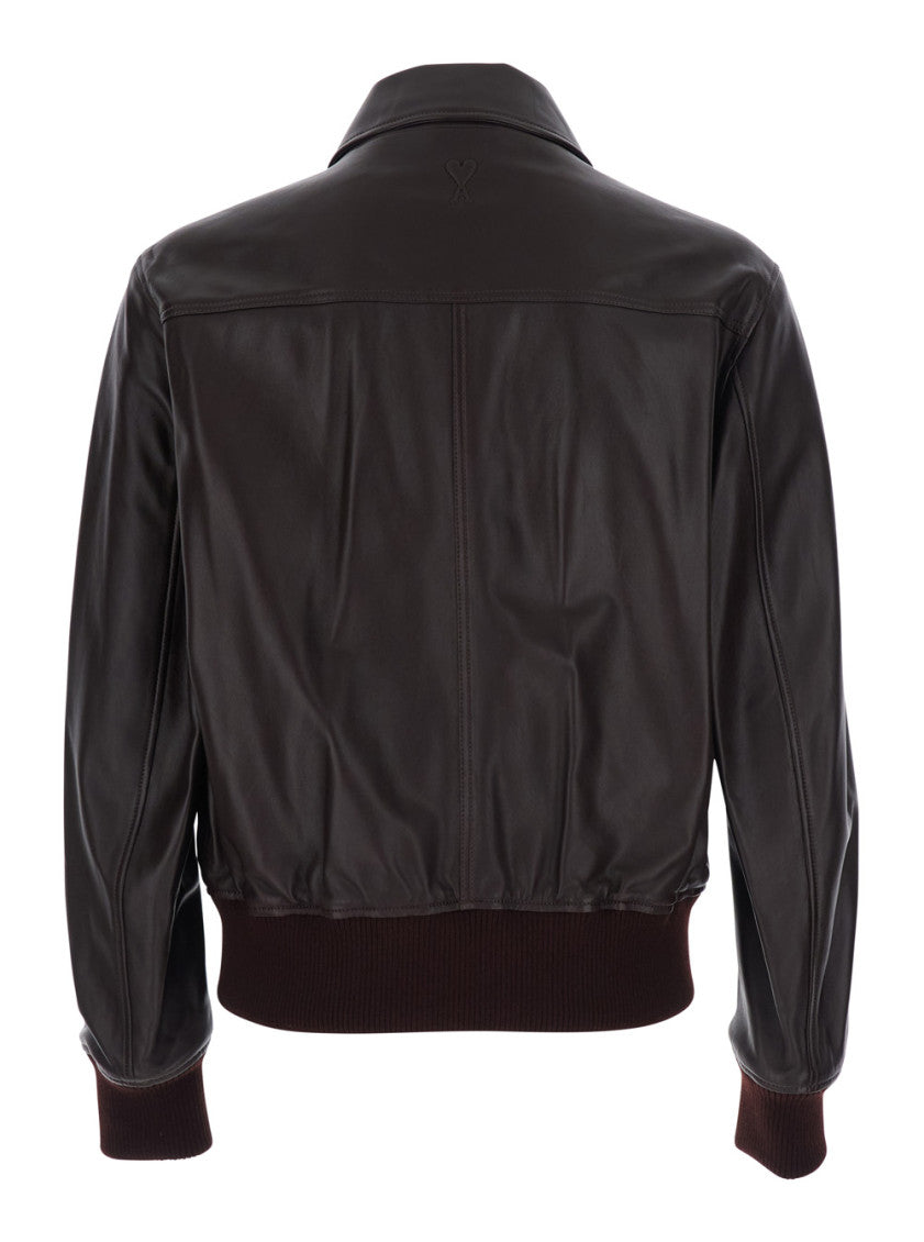 Dark Brown Regular Jacket 2
