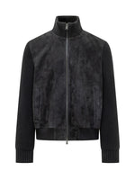 Brown Mock Collar Jacket 1