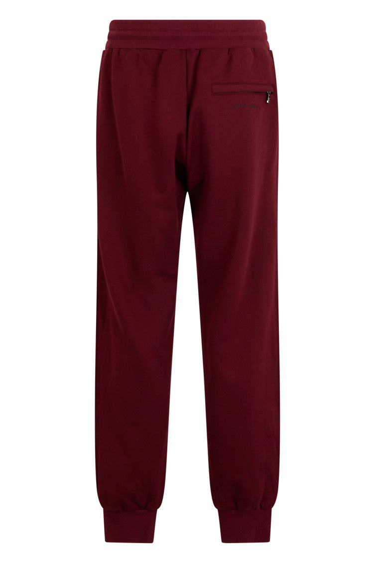 Maroon Drawstring Regular Joggers 2