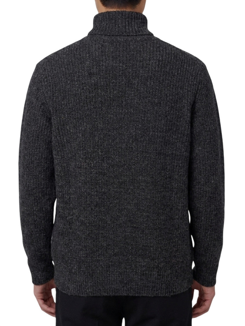 Dark Grey Knitted Sweater 3