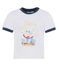 Girls White Graphic T-Shirt 1