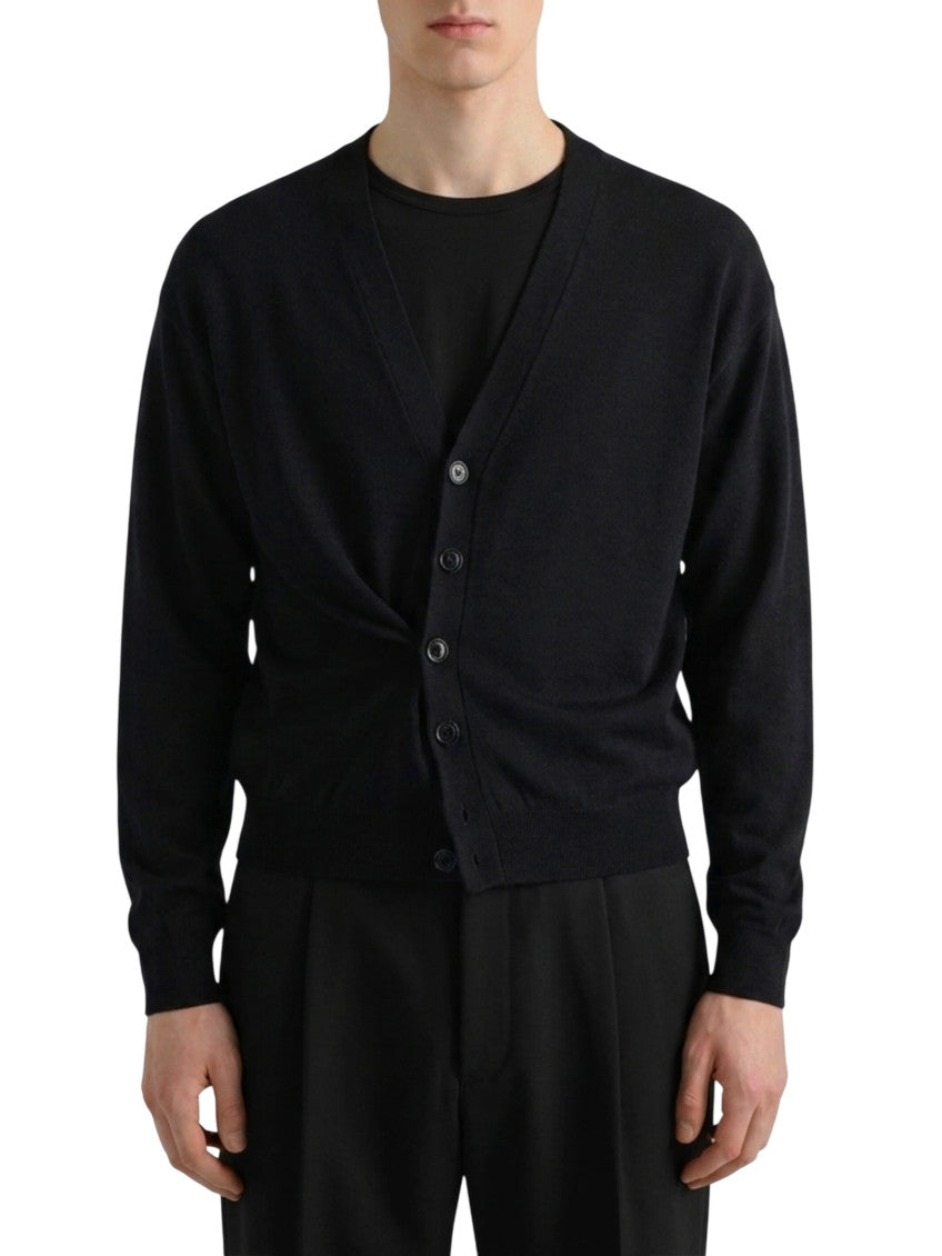 Black V Neck Sweater 1