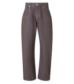 Brown Mid Rise Jeans 1