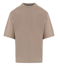 Beige Crew Neck T-Shirt 1