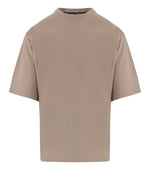 Beige Crew Neck T-Shirt 1