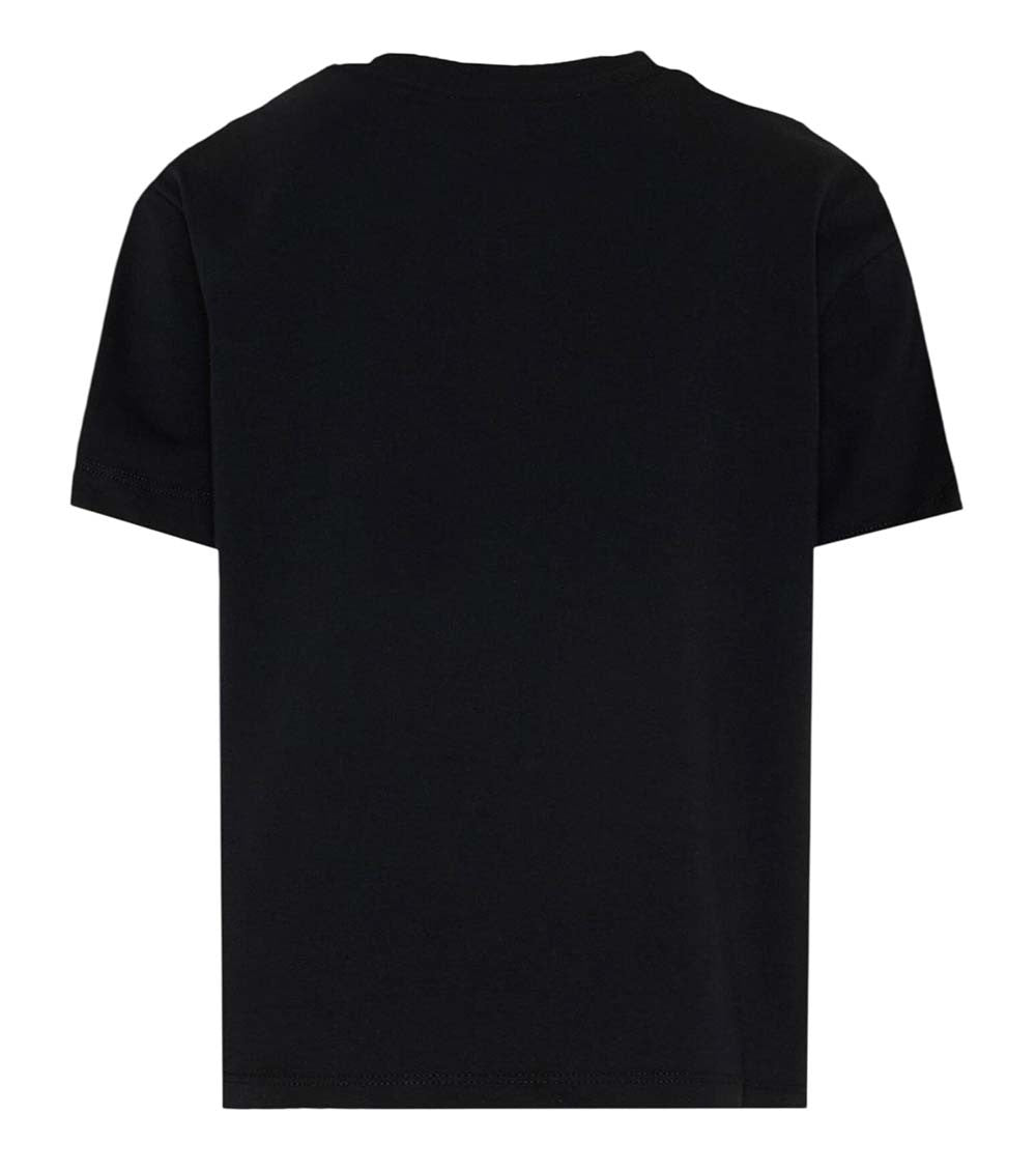 Girls Black Logo T-Shirt 2
