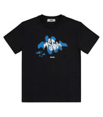 Girls Black Graphic T-Shirt 1
