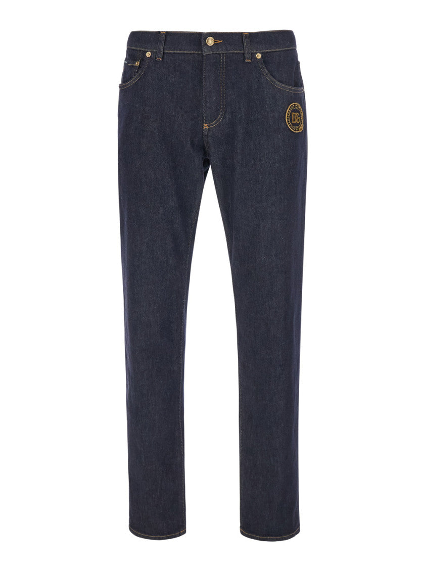 Dark Blue Slim Jeans 1