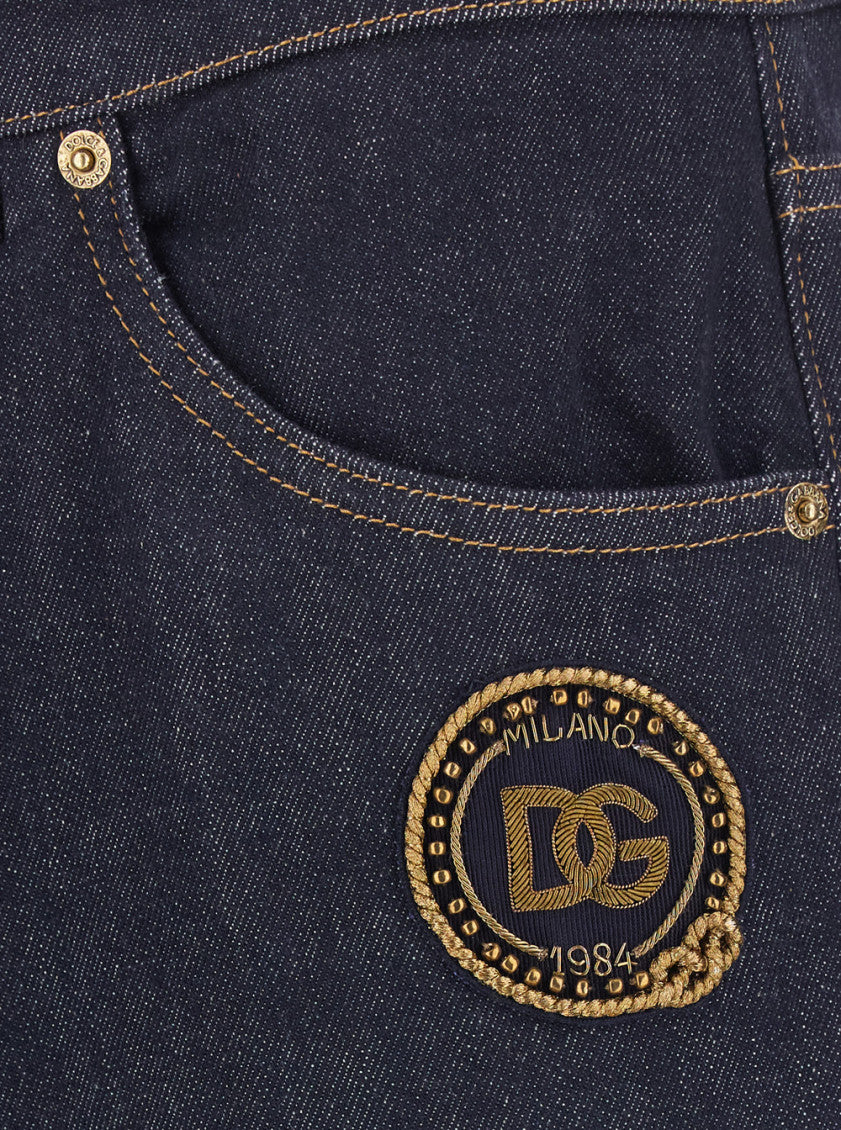 Dark Blue Slim Jeans 3