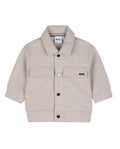 Baby Boys Beige Bomber Blazer 1