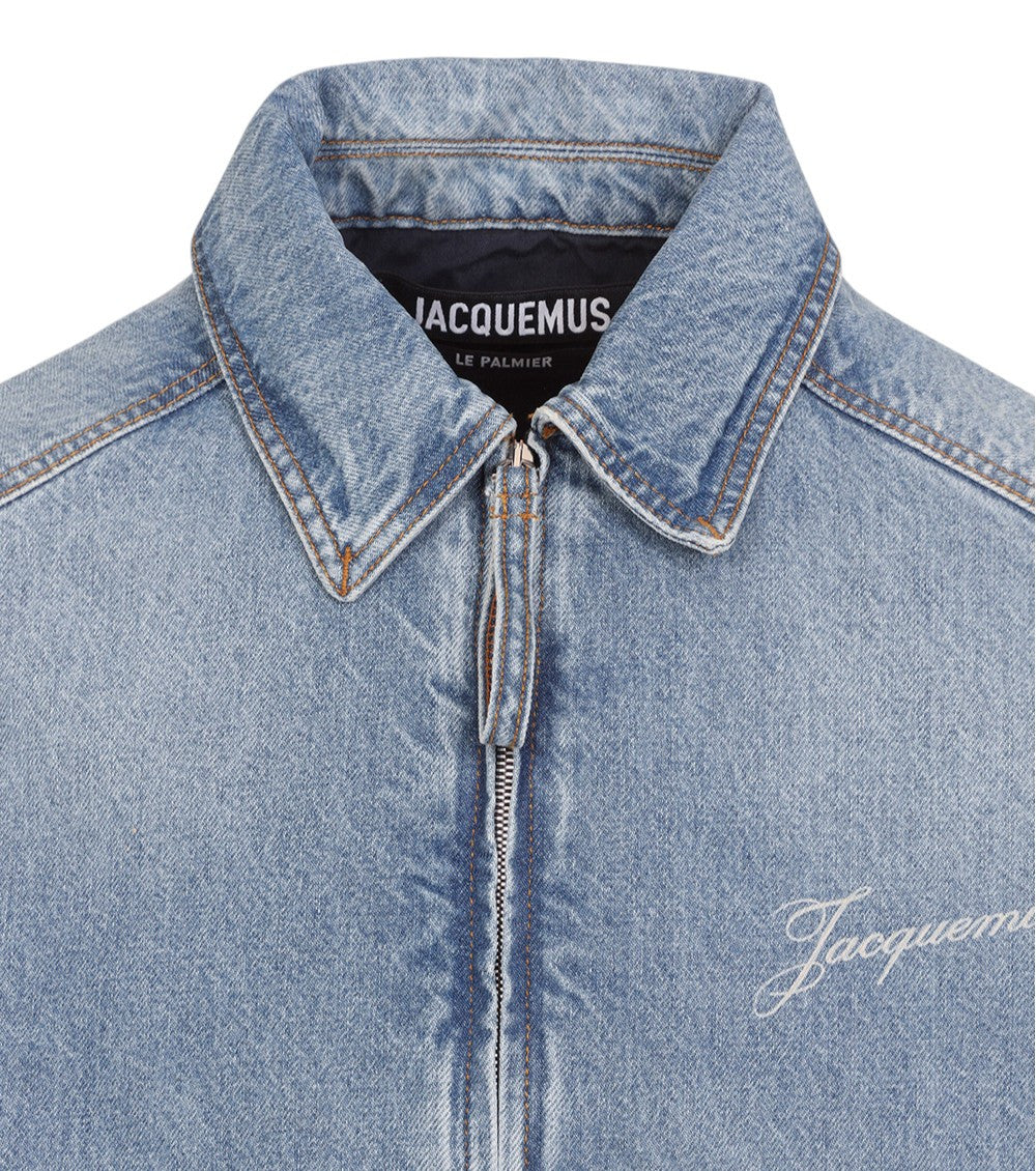 Blue Denim Logo Jacket 3