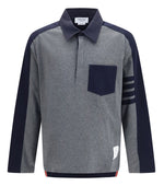 Grey Color Block Polo 1