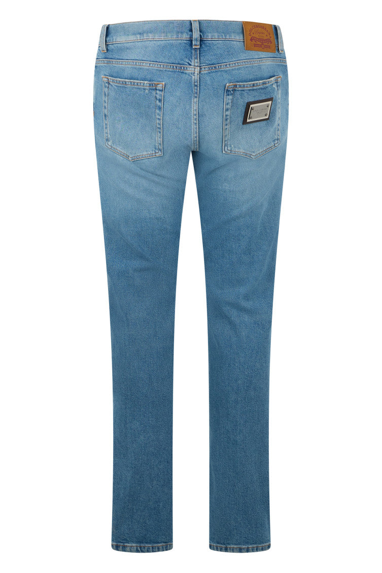 Light Blue Slim Jeans 2