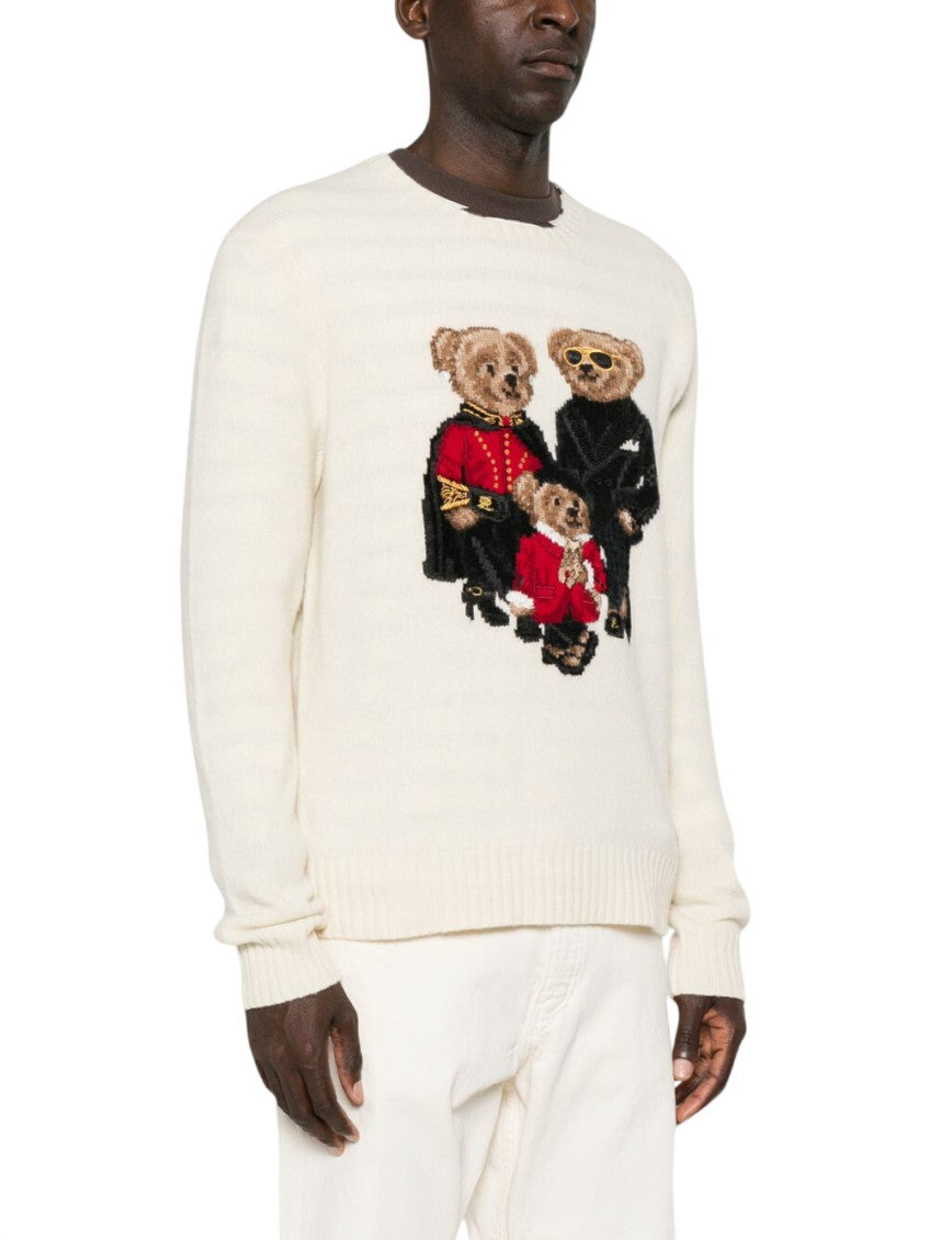 Light Beige Crew Neck Sweater 2