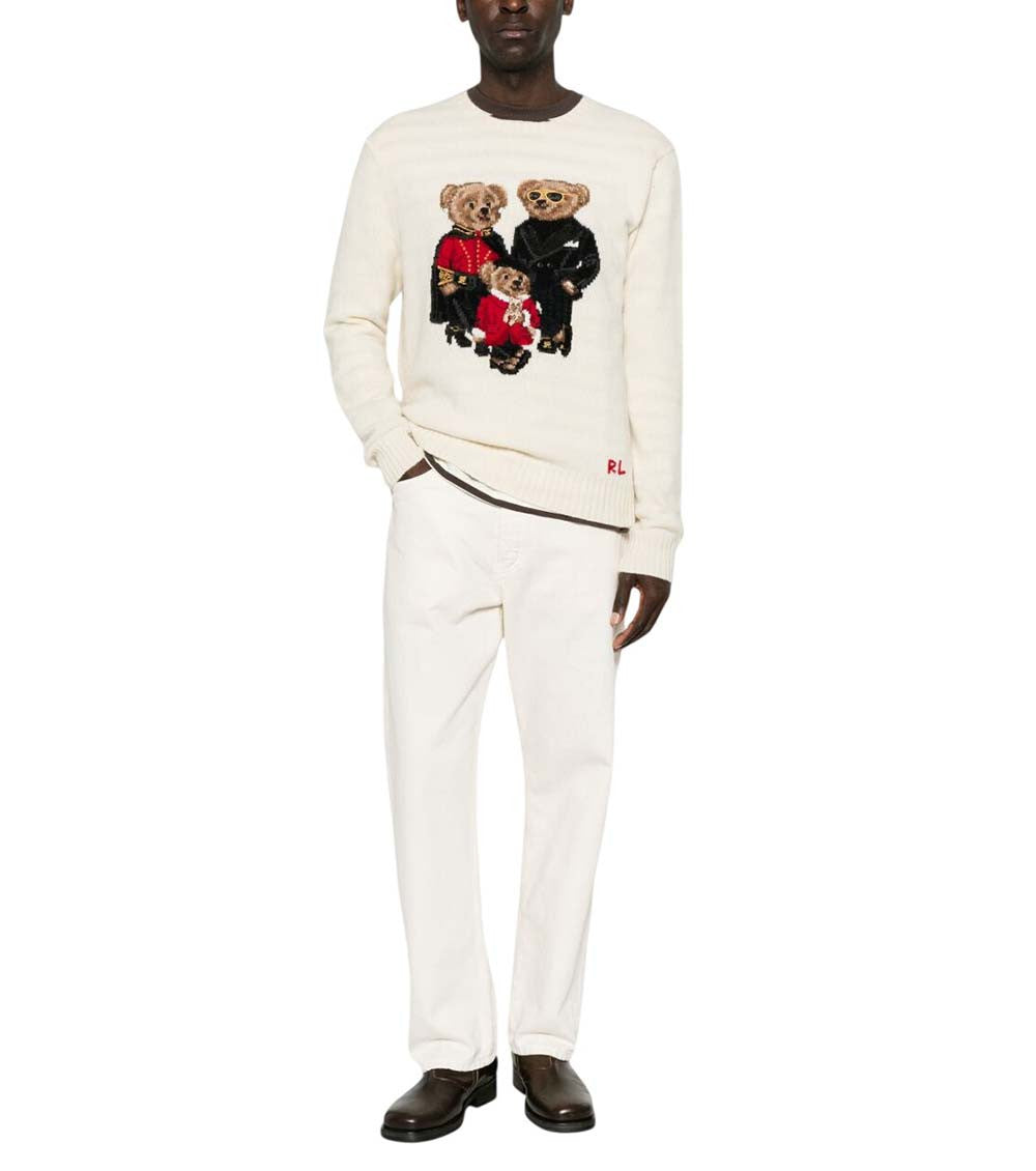 Light Beige Crew Neck Sweater 4