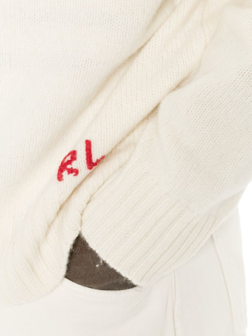 Light Beige Crew Neck Sweater 5