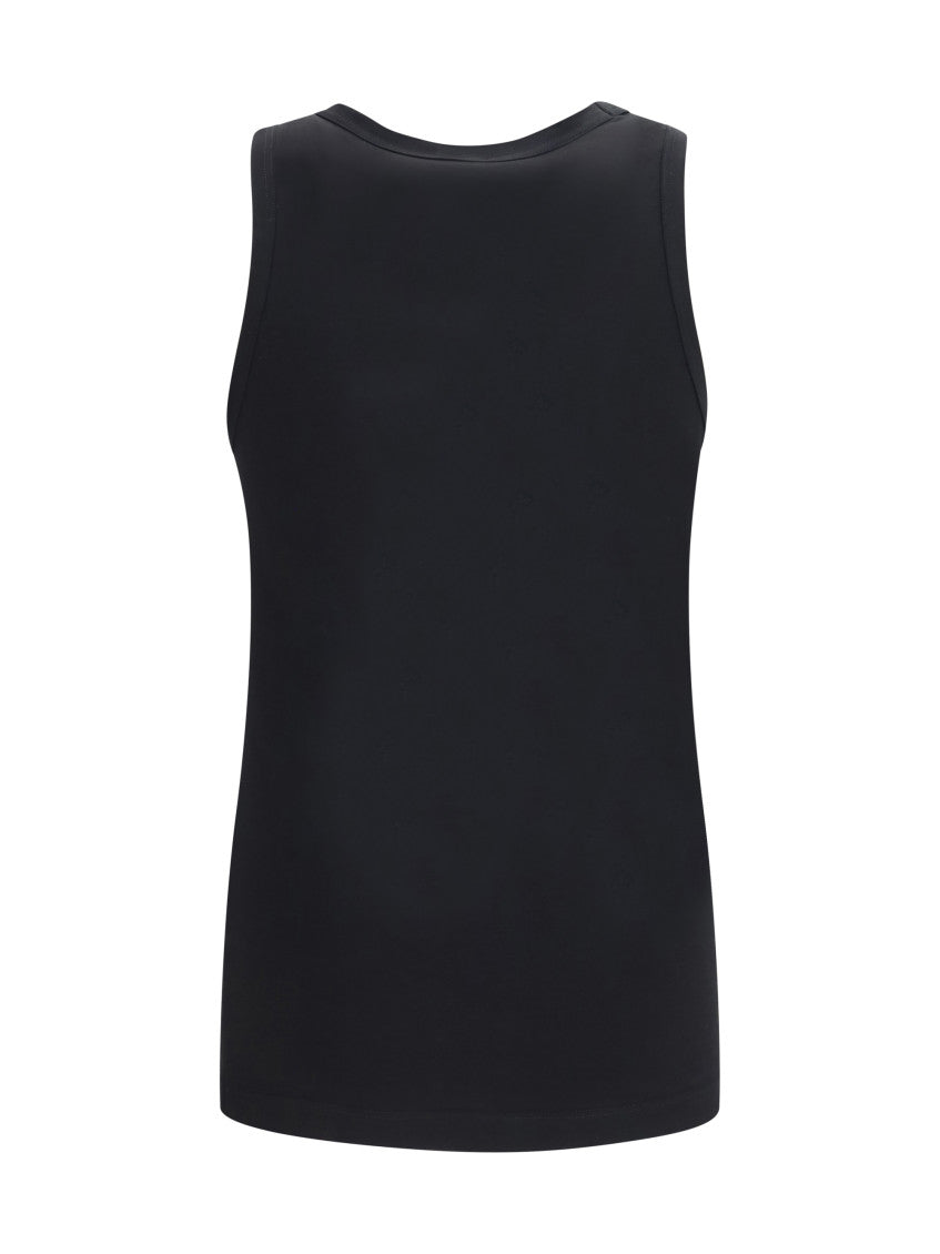 Black Regular Tank Top 2