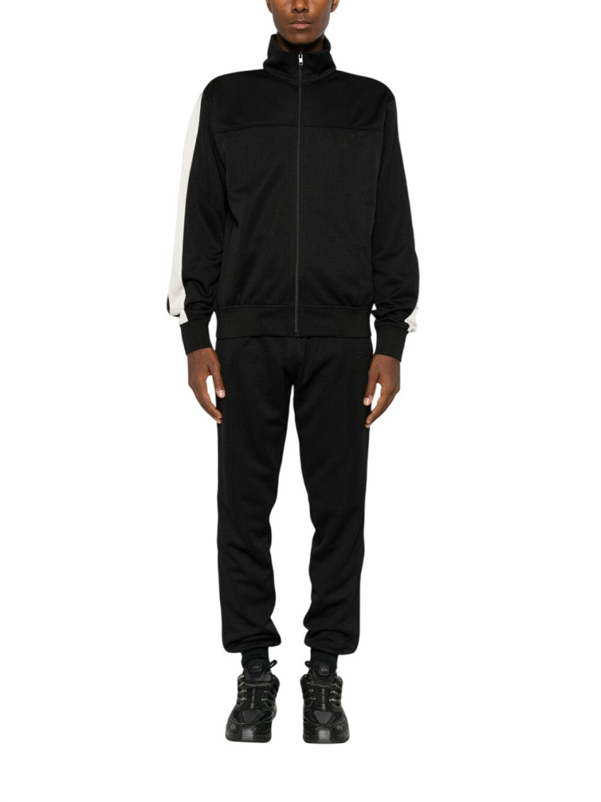 Black Solid Track Jacket 1
