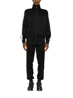 Black Solid Track Jacket 1