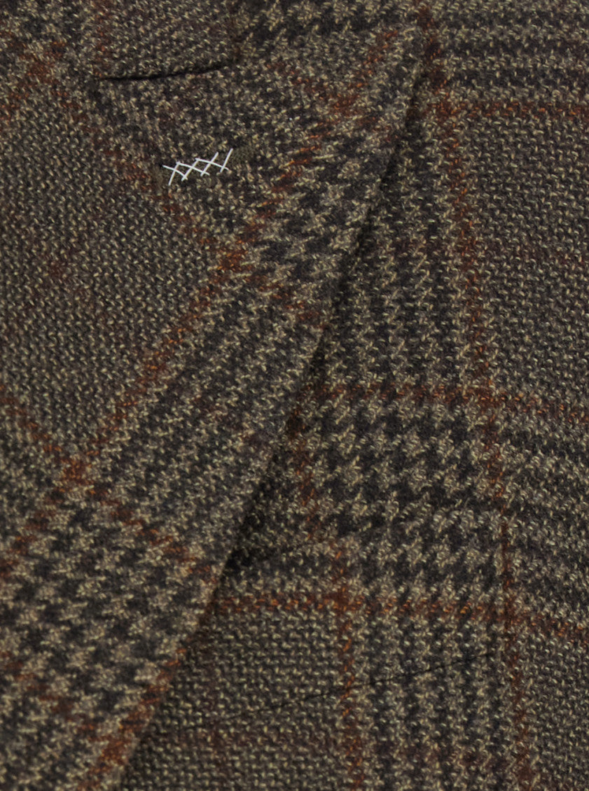 Brown Peaked Lapel Blazer 3