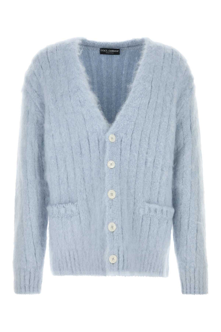 Light Blue Knitted Cardigan 1
