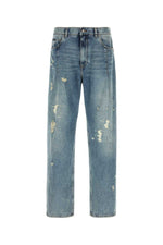 Light Blue Straight Jeans 1