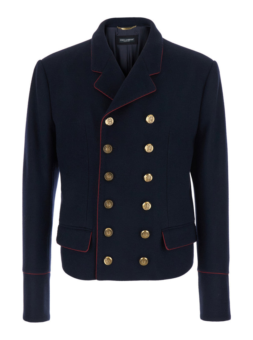 Navy Double-Breasted Blazer 1