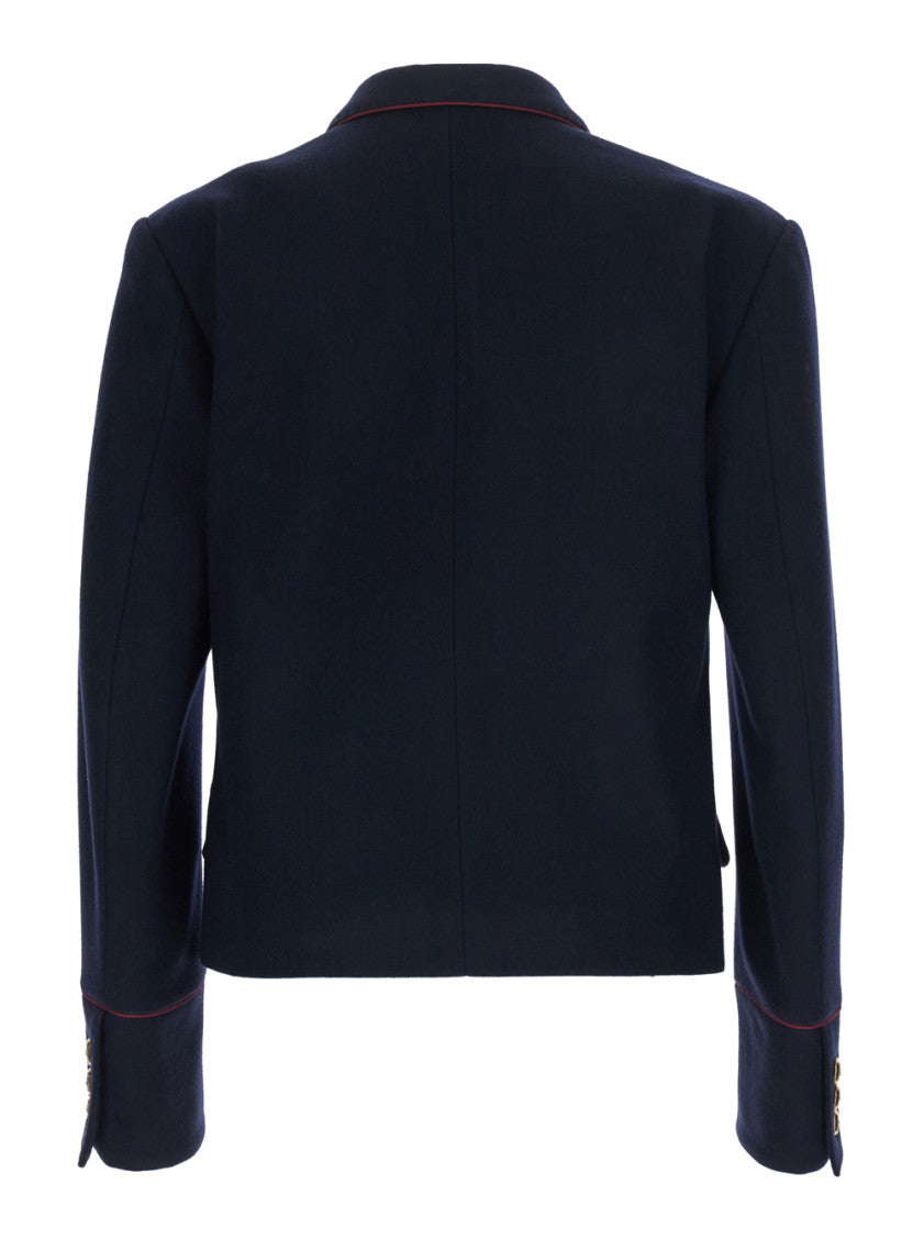Navy Double-Breasted Blazer 2