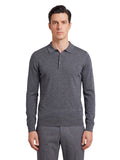 Dark Grey Polo Sweater 1
