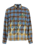 Blue Regular Plaid Shirt 1