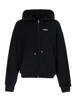 Black Logo Regular Hoodie 1