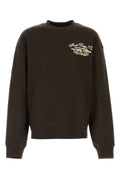 Dark Brown Logo Sweatshirt 1