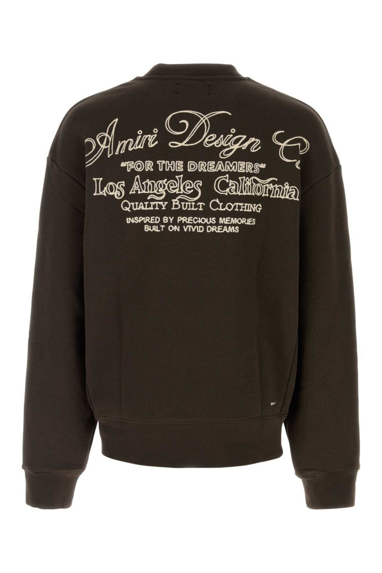 Dark Brown Logo Sweatshirt 2