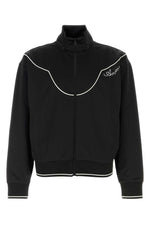 Black Mock Collar Jacket 1