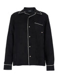 Black Regular Embroidered Shirt 1