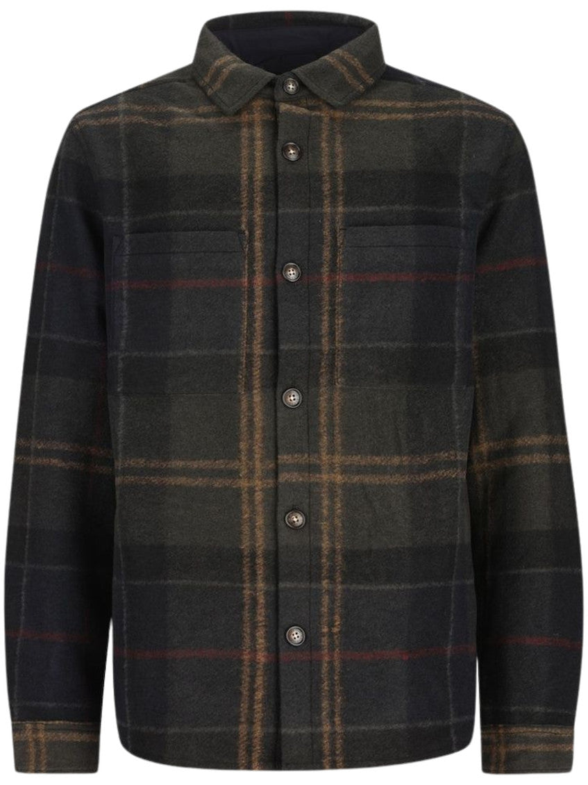 Green Regular Plaid Overshirt 1