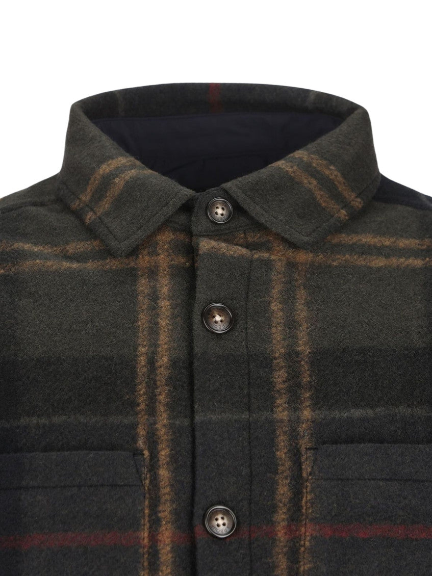 Green Regular Plaid Overshirt 3