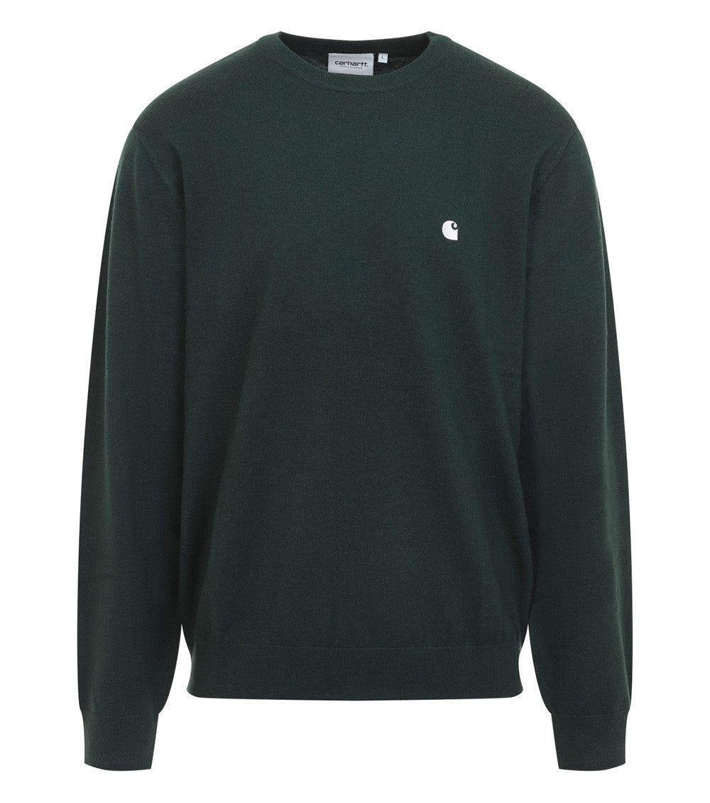 Dark Green Logo Sweater 1