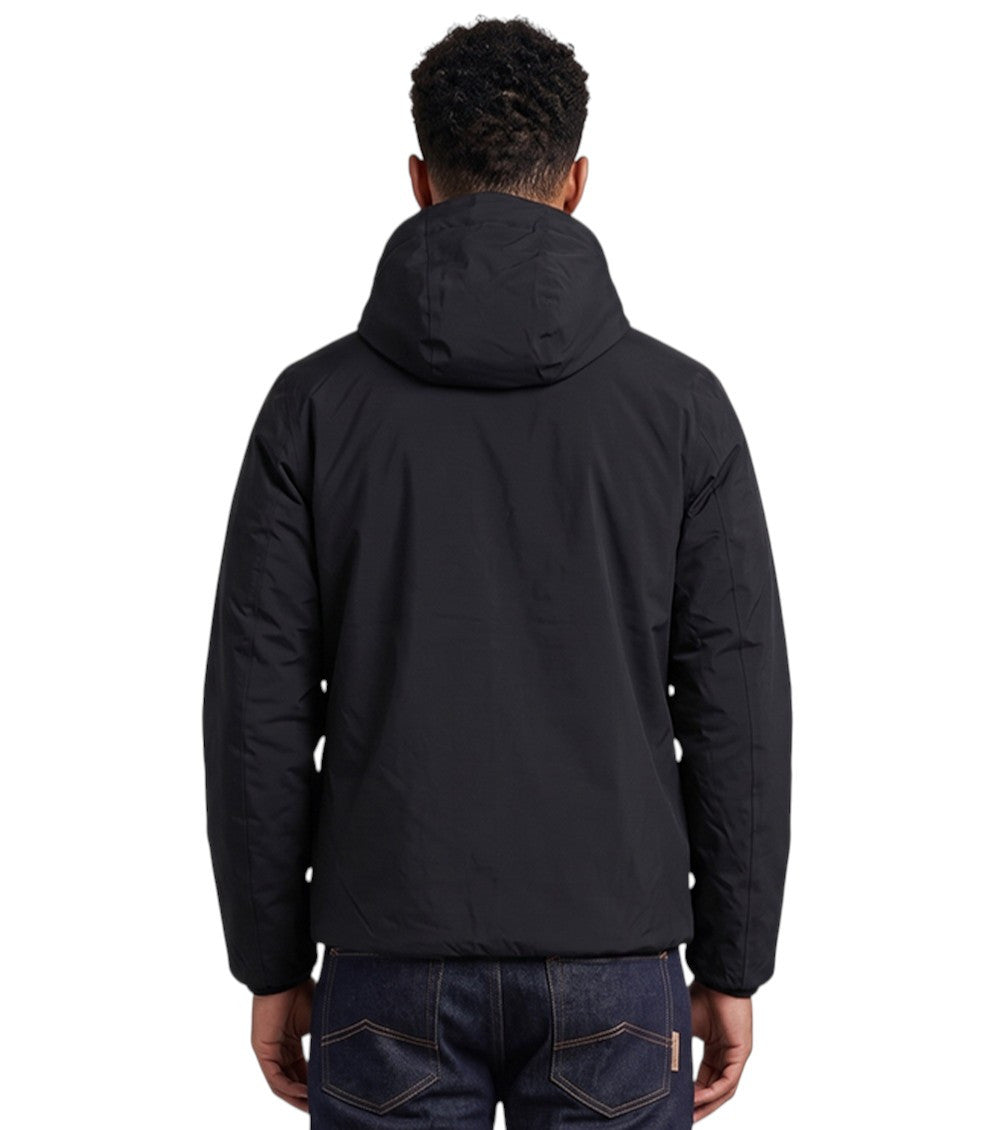 Black Logo Hood Jacket 2