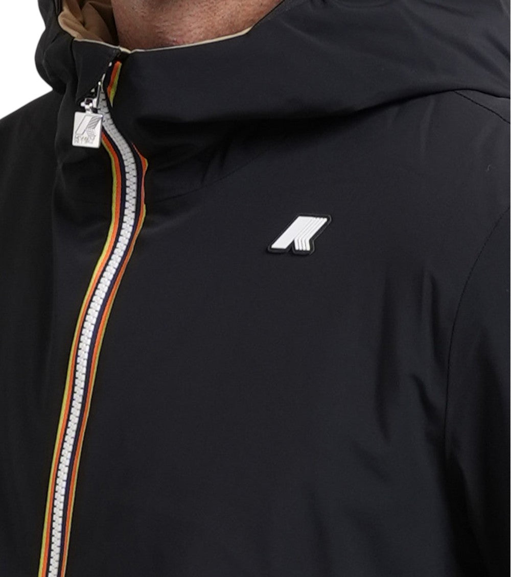 Black Logo Hood Jacket 5