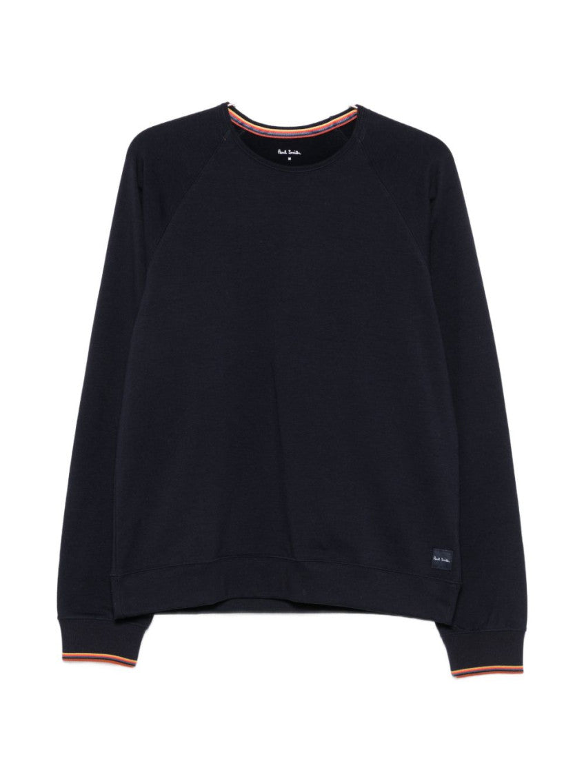 Navy Blue Solid Sweatshirt 1