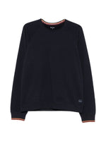 Navy Blue Solid Sweatshirt 1