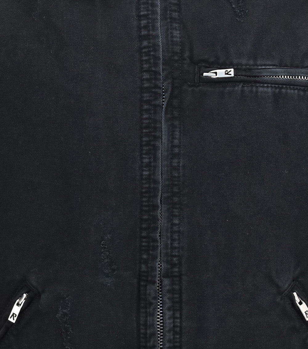 Black Shirt Collar Jacket 3
