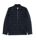 Navy Blue Quilted Jacket 1