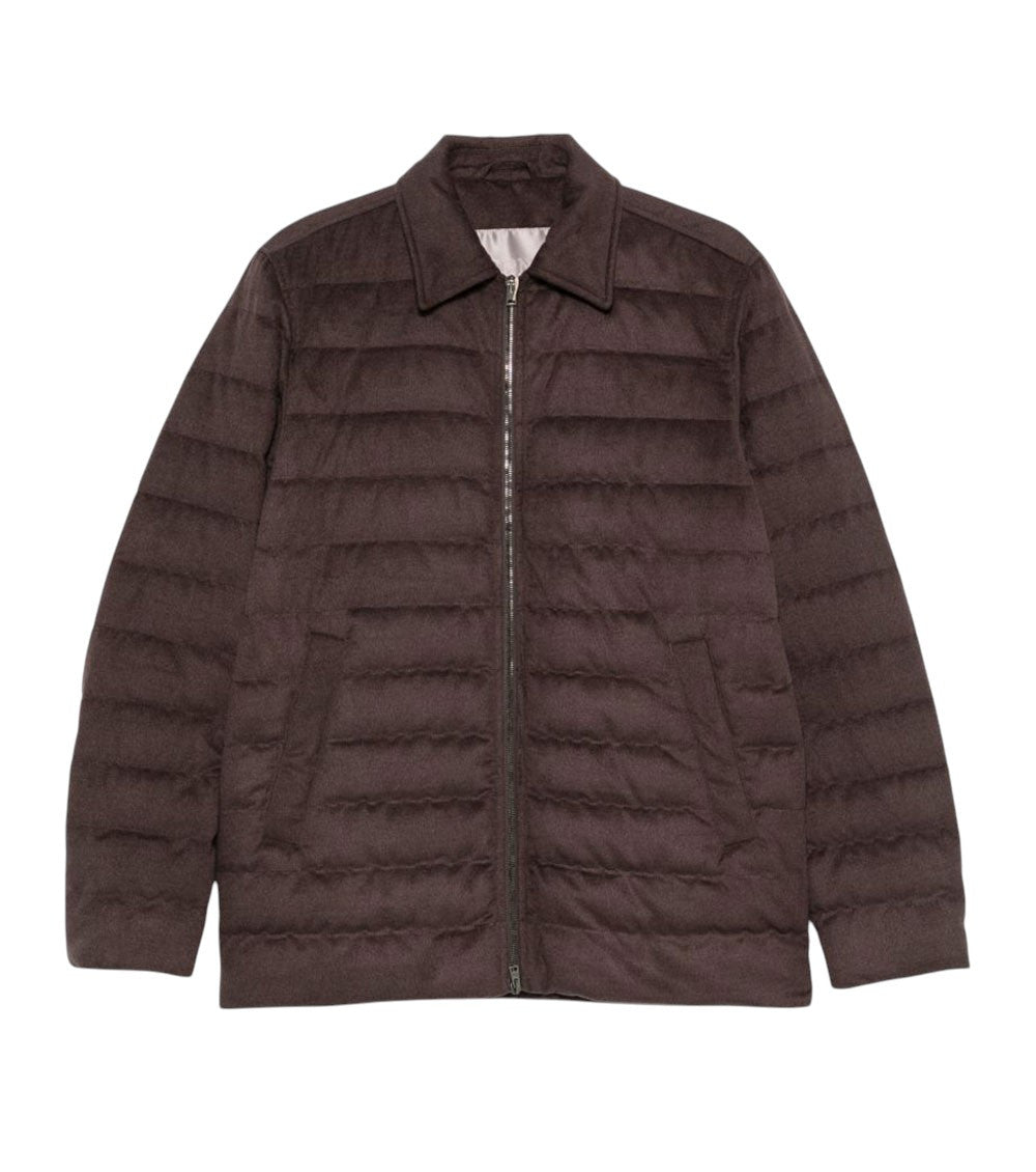 Brown Shirt Collar Jacket 1