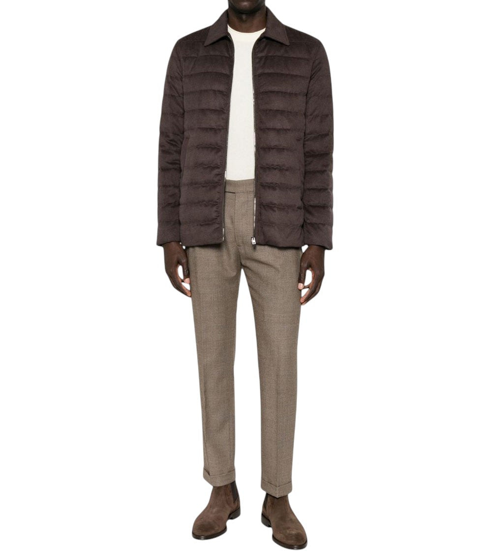 Brown Shirt Collar Jacket 2