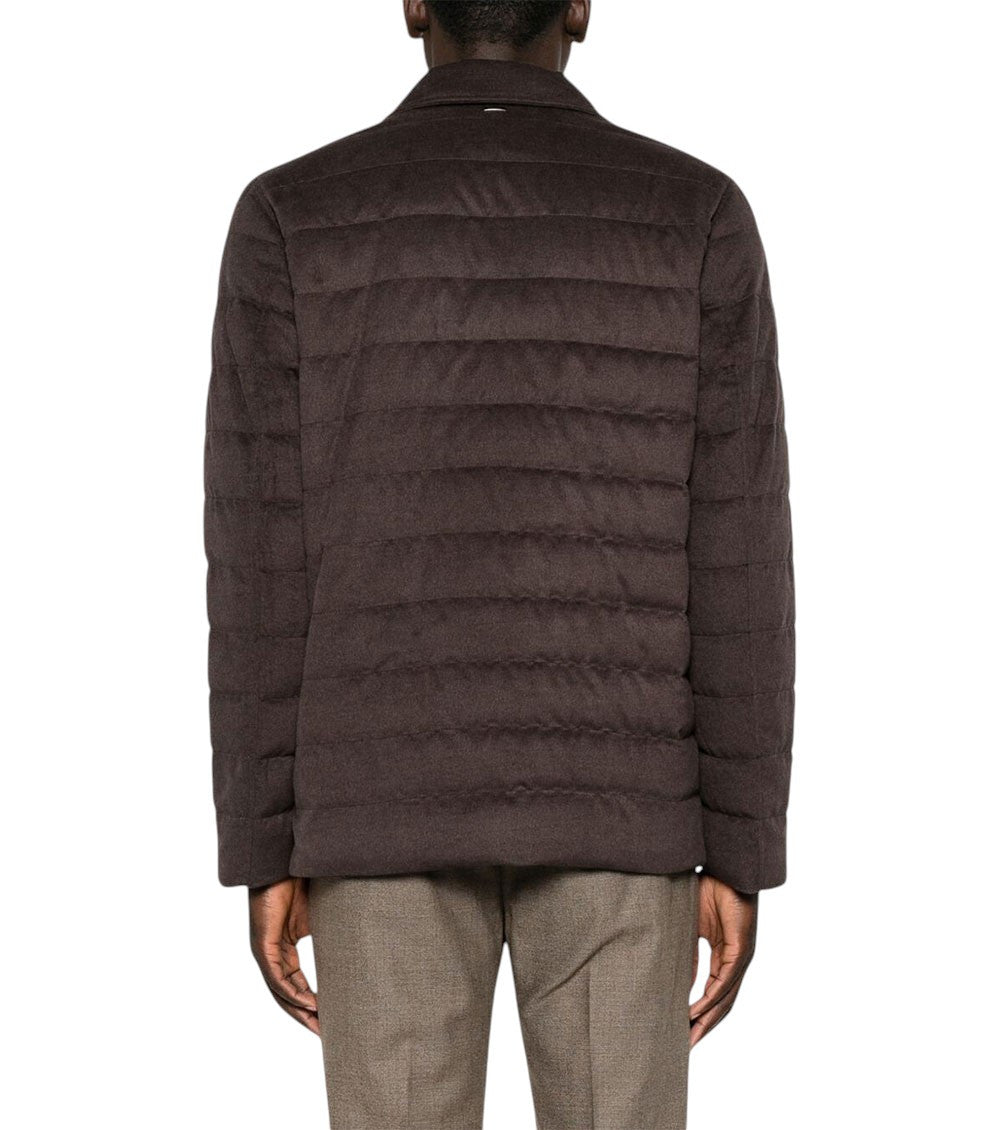 Brown Shirt Collar Jacket 4