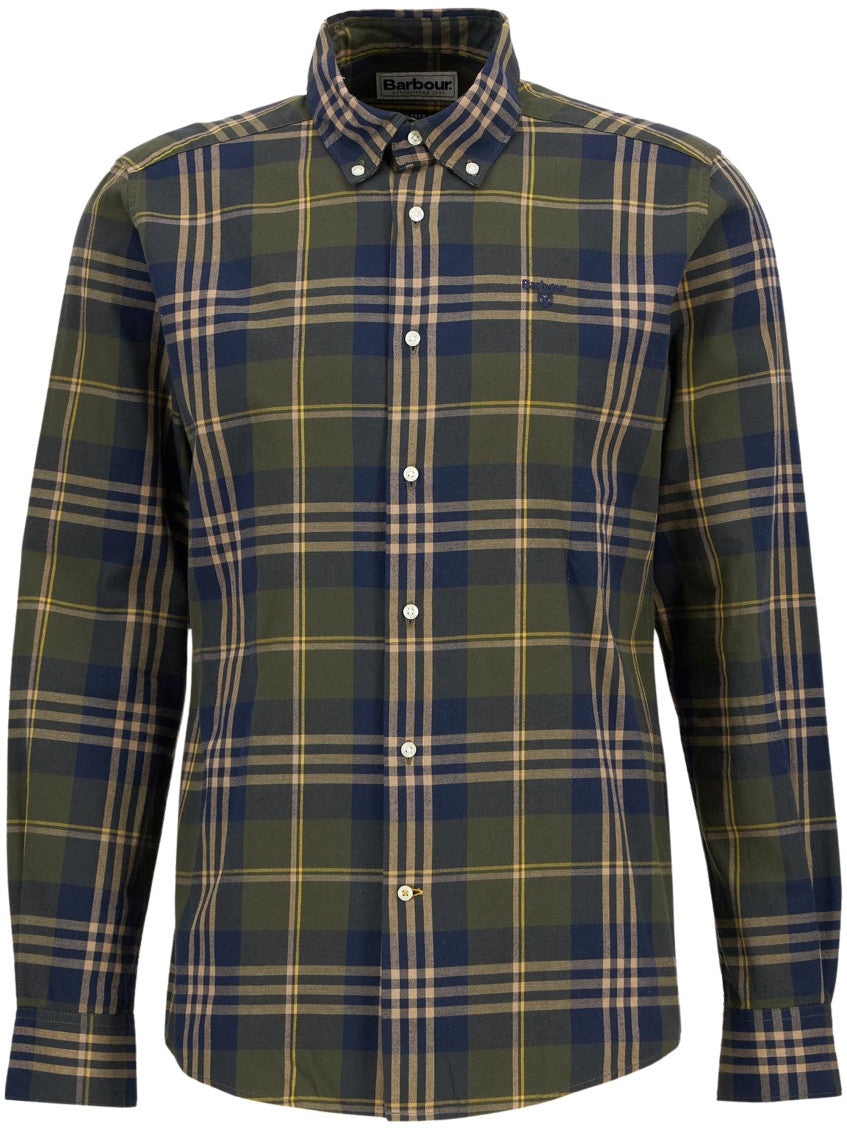 Green Regular Plaid Shirt 1