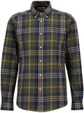 Green Regular Plaid Shirt 1
