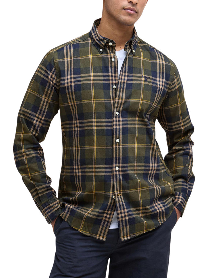 Green Regular Plaid Shirt 2